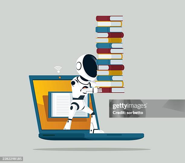 education learning process artificial intelligence - modern learning environment stock illustrations