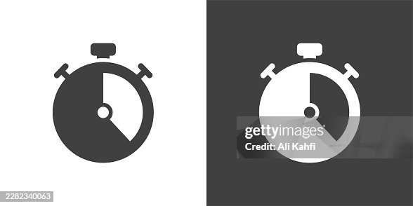 Stopwatch glyph solid icon. Solid icon that can be applied anywhere, simple, pixel perfect and modern style Stopwatch glyph solid icon. Solid icon that can be applied anywhere, simple, pixel perfect and modern style