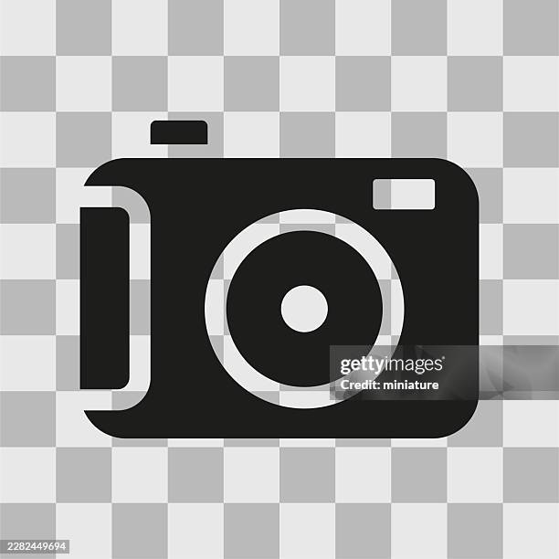 camera icon - clear vision vector stock illustrations