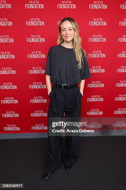 Olivia Wilde attends SAG-AFTRA Foundation Conversations Presents "The Invite" at The Meryl Streep Center for Performing Artists on June 20, 2026 in...