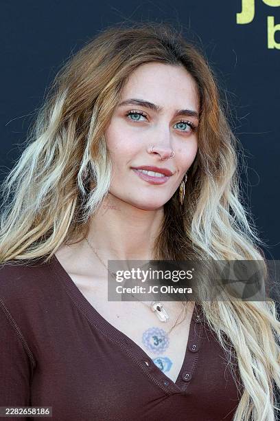 Paris Jackson at the "Jackass: Best and Last" Los Angeles premiere held at Paramount Theatre on June 24, 2026 in Los Angeles, California.