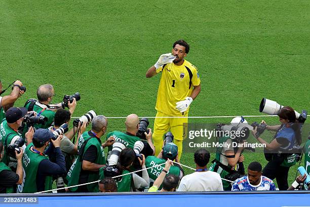 Vozinha of Cabo Verde prepares for kick off before the FIFA World Cup 2026 Group H match between Uruguay and Cabo Verde at Miami Stadium on June 21,...