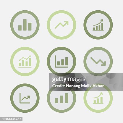 Increase and Decrease Icon Set Increase and Decrease Icon Set