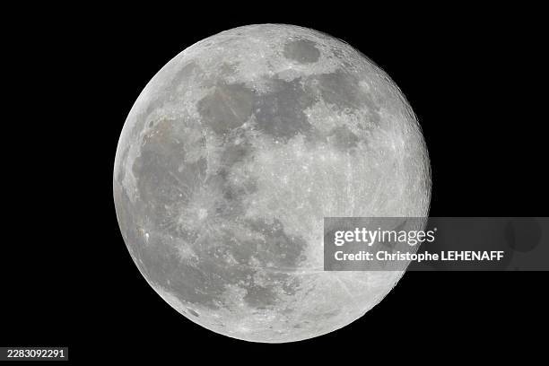 france. seine et marne. super moon of the wolf on january 3, 2026 - full moon stock pictures, royalty-free photos & images