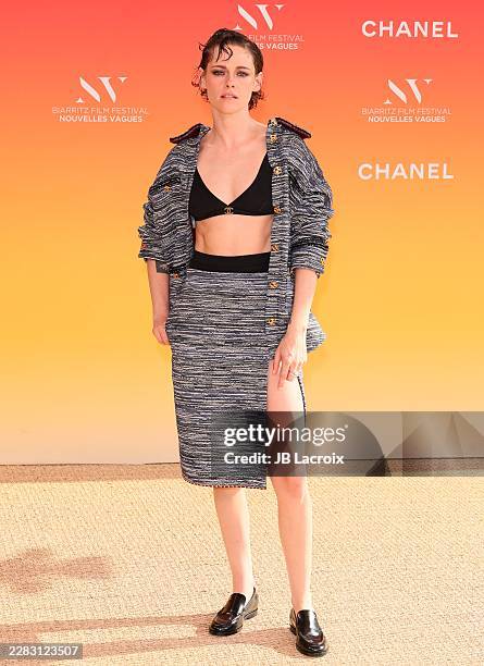 Kristen Stewart attends the Closing Ceremony of the 4th "Nouvelles Vagues" International Biarritz Film Festival on June 27, 2026 in Biarritz, France.