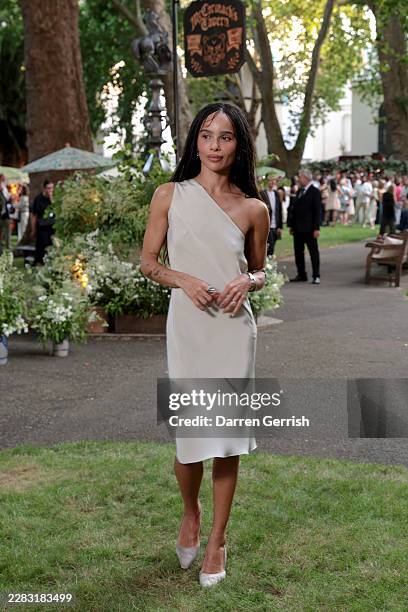 Zoë Kravitz attends Summer Solstice Party hosted by Jessica McCormack with Zoe Kravitz and Carey Mulligan on June 24, 2026 in London, England.