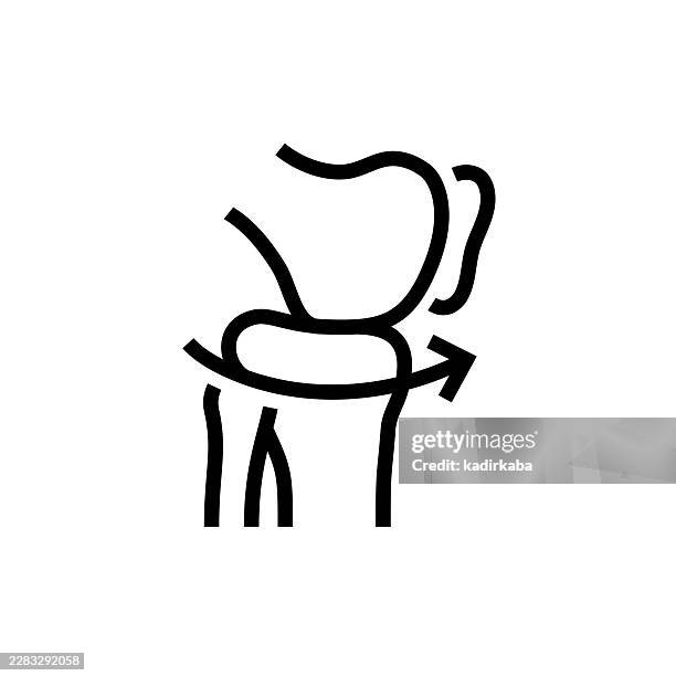 dislokationslinien-symbol - verrenkung stock-grafiken, -clipart, -cartoons und -symbole