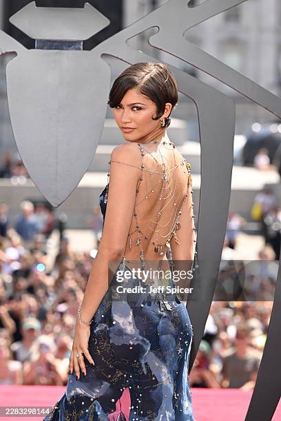 Zendaya attends SPIDER-MAN: BRAND NEW DAY UK PHOTOCALL on June 25, 2026 in London, England.