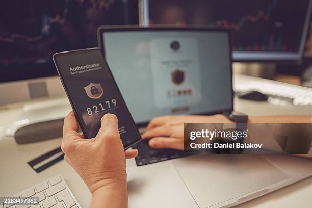 digital security in real life using ai authentication for passcode access. business technology - trade secrets stock pictures, royalty-free photos & images