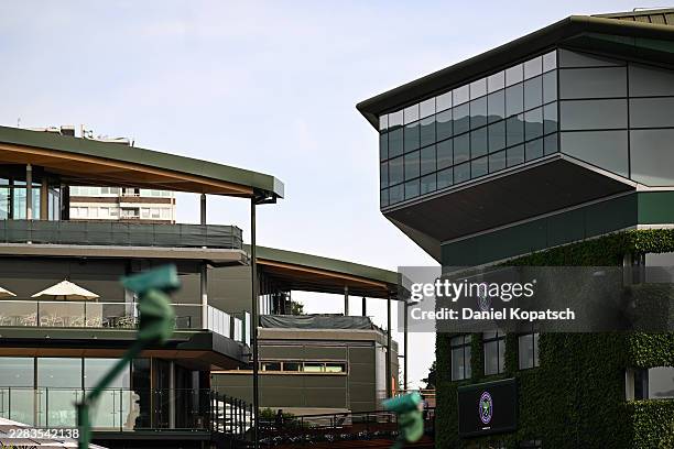 General view ahead of The Championships Wimbledon 2026 at All England Lawn Tennis and Croquet Club on June 27, 2026 in London, England.