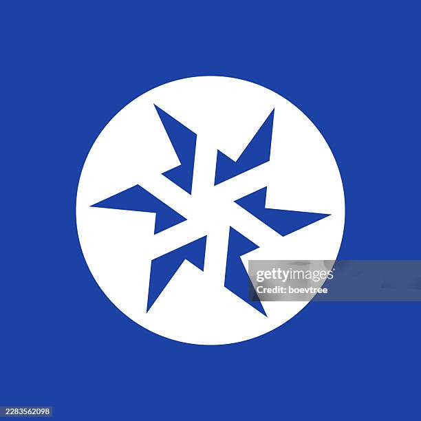 abstract blue turning curve geometric stripe sign,technology icon,flower symbol,motion banner,business graphic element - motion graphic stock illustrations