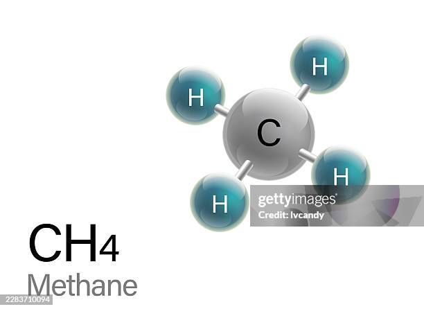 methane(ch₄) - methane stock illustrations