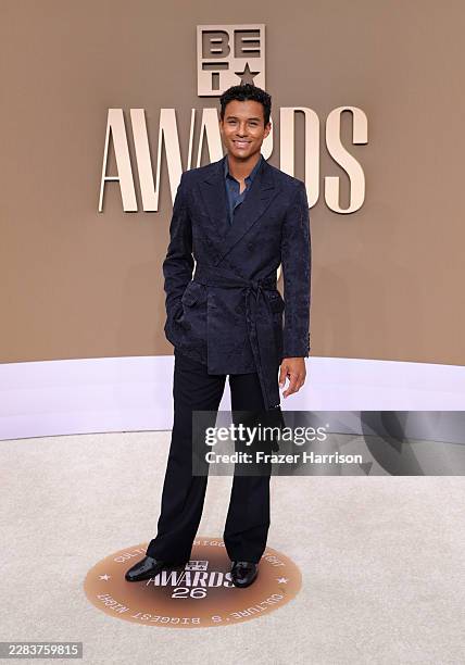 Jaafar Jackson attends the 2026 BET Awards at Peacock Theater on June 28, 2026 in Los Angeles, California.