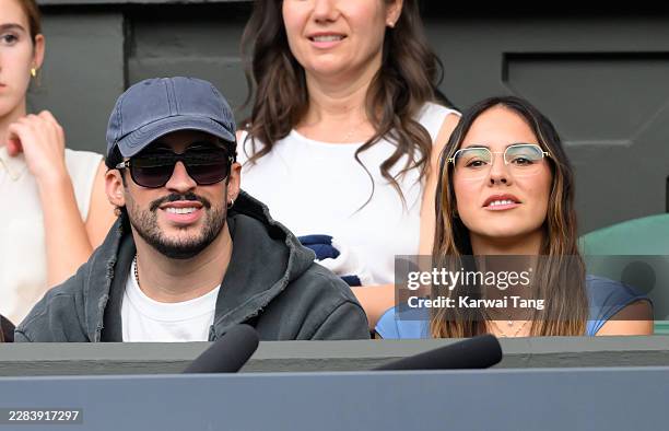 Bad Bunny attends day one of the 2026 Wimbledon Tennis Championships at All England Lawn Tennis and Croquet Club on June 29, 2026 in London, England.