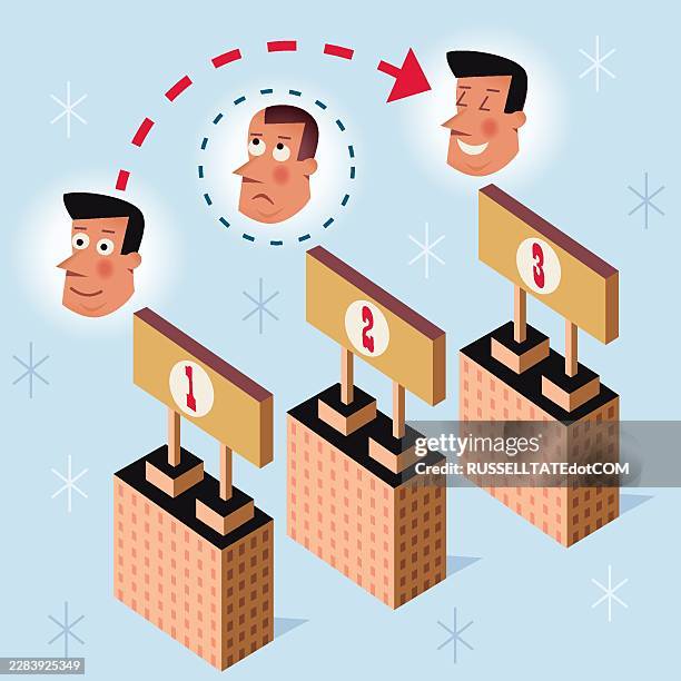 candidate selection and recruitment process concept illustration - human capital stock illustrations