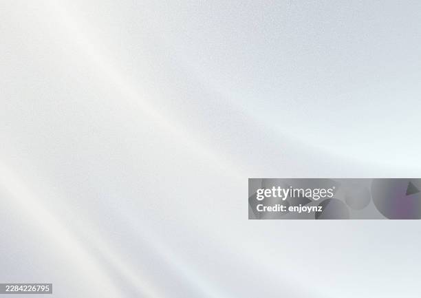 elegant silky silver white flowing smooth vector background - chrome stock illustrations
