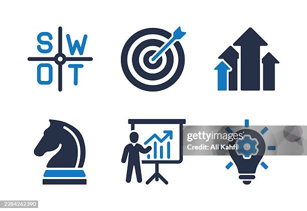 swot glyph solid icon. solid icon that can be applied anywhere, simple, pixel perfect and modern style. - base line stock illustrations