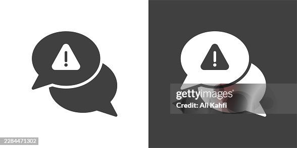Warning Message glyph solid icon. Solid icon that can be applied anywhere, simple, pixel perfect and modern style Warning Message glyph solid icon. Solid icon that can be applied anywhere, simple, pixel perfect and modern style