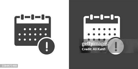Deadline Warning glyph solid icon. Solid icon that can be applied anywhere, simple, pixel perfect and modern style Deadline Warning glyph solid icon. Solid icon that can be applied anywhere, simple, pixel perfect and modern style