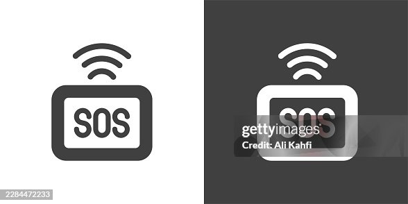 SOS Alert glyph solid icon. Solid icon that can be applied anywhere, simple, pixel perfect and modern style SOS Alert glyph solid icon. Solid icon that can be applied anywhere, simple, pixel perfect and modern style