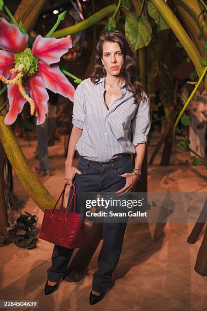 Row Visual Charlotte Casiraghi Front Row at the Chanel fashion show as part of ...