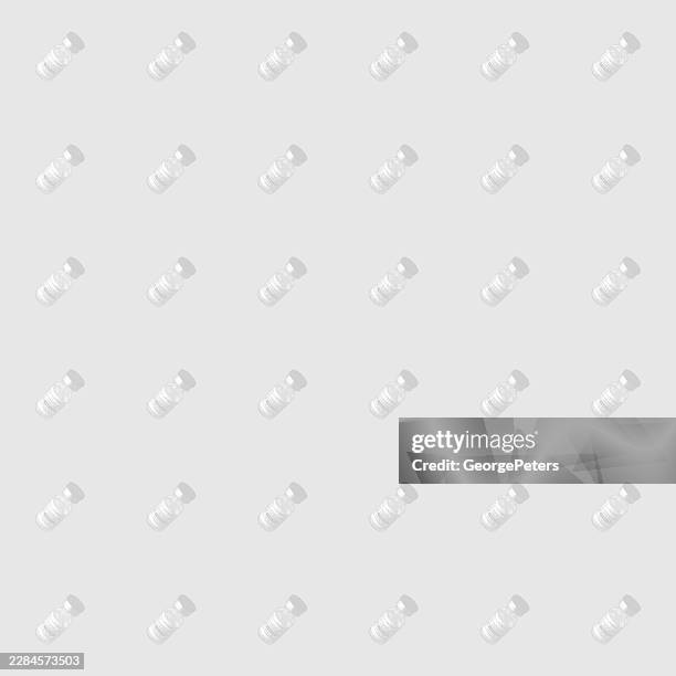 glp-1 single dose vials seamless pattern - subcutaneous injection stock illustrations