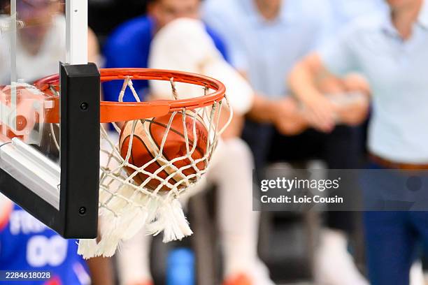 Illustration Generale of Basket Ball Molten during the FIBA 2027 World Cup qualifying match between France and Finland at Palais des Sports on July...