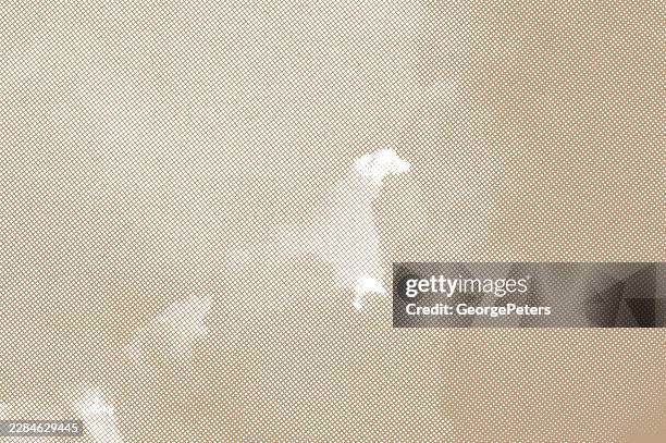 cloudscape halftone pattern background - forest fire stock illustrations