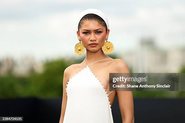 Zendaya attends "The Odyssey" Photocall at the IET Building: Savoy Place on July 05, 2026 in London, England.