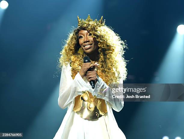 Brandy performs onstage during 2026 ESSENCE Festival Of Culture® Presented By Coca-Cola® at Caesars Superdome on July 04, 2026 in New Orleans,...