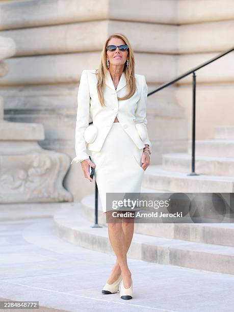 Anna Dello Russo during Day One of Paris Fashion Week - Haute Couture Fall/Winter 2026/2027 on July 06, 2026 in Paris, France.