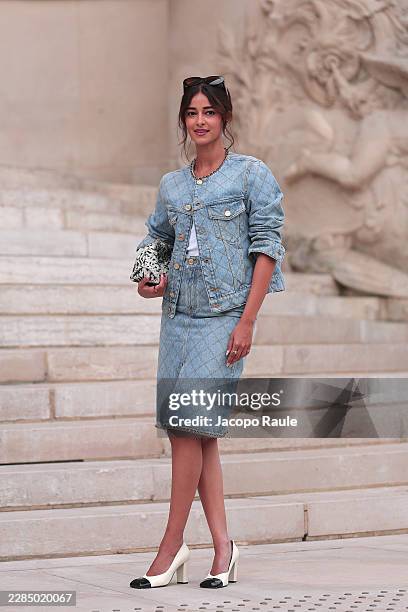 Ananya Panday attends the Chanel Haute Couture Fall/Winter 2026/2027 show as part of Paris Fashion Week on July 07, 2026 in Paris, France.