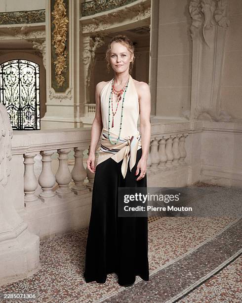 Vanessa Paradis attends the Chanel Haute Couture Fall/Winter 2026/2027 show as part of Paris Fashion Week on July 07, 2026 in Paris, France.