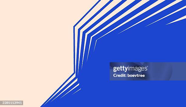 blue zigzag stripe pattern design material background - contract tracing stock illustrations