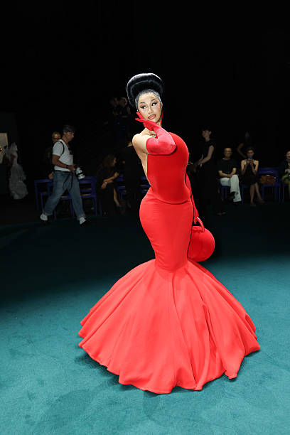 Cardi B Stuns in a Never-Before-Seen Robert Wun Couture Look at Paris Couture Week 6 Cardi B Stuns in a Never-Before-Seen Robert Wun Couture Look at Paris Couture Week 5