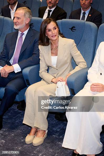 Princess Sofia Of Spain Attends The Presentation Of The First Edition Of The Ibercaja Foundation’s ‘Docentes Referentes’ Grants Princess Sofia Of Spain Attends The Presentation Of The First Edition Of The Ibercaja Foundation’s ‘Docentes Referentes’ Grants