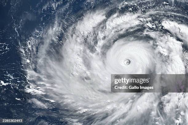 Satellite view of Super Typhoon Bavi over the western Pacific on 6 July 2026.