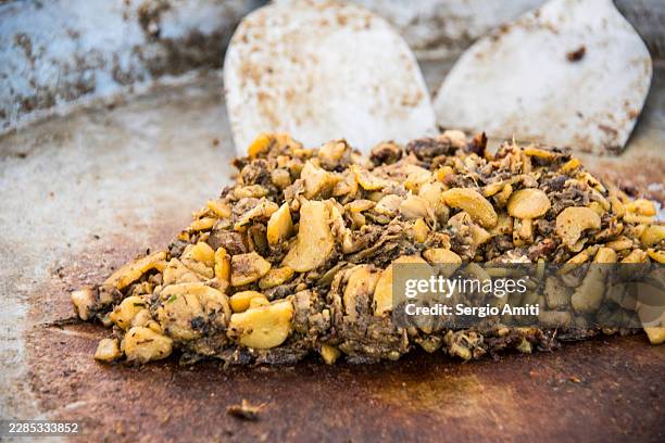 sautéed french garlic mushrooms cooking on a griddle - commercial griddle stock pictures, royalty-free photos & images