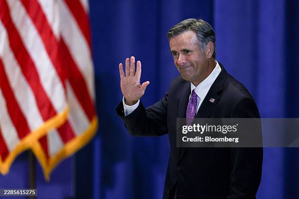 John Ratcliffe, director of the Central Intelligence Agency , arrives to speak during the Pennsylvania Defense and Innovation Summit in Carlisle,...