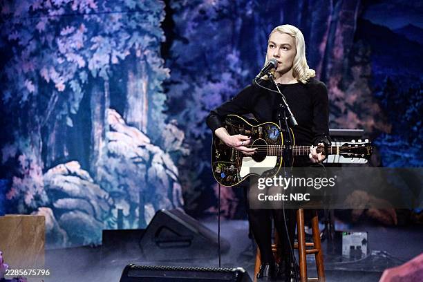 Episode 2314 -- Pictured: Musical guest Phoebe Bridgers performs on Wednesday, July 15, 2026 --