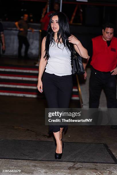 Charli XCX is seen in Brooklyn on July 10, 2026 in New York City.