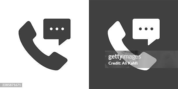phone support glyph solid icon. solid icon that can be applied anywhere, simple, pixel perfect and modern style. - text message notification stock illustrations