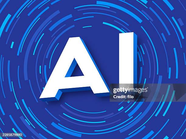 artificial intelligence technology focus ai zoom design element background circle frame - dashboard screen stock illustrations