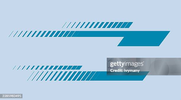 abstract blue slanted line car decal speed pattern design element label - letterhead template stock illustrations
