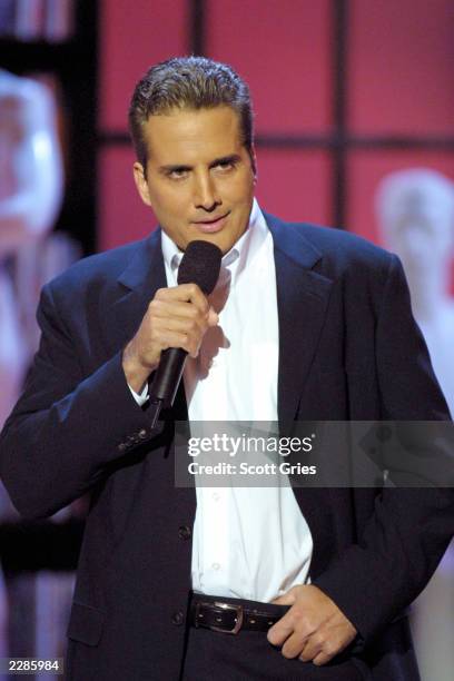 Comedian Nick DiPaolo performs during "COMEDY CENTRAL PRESENTS" at the Hudson Theater in New York City. 2/5/02 Photo by Scott Gries/Getty Images