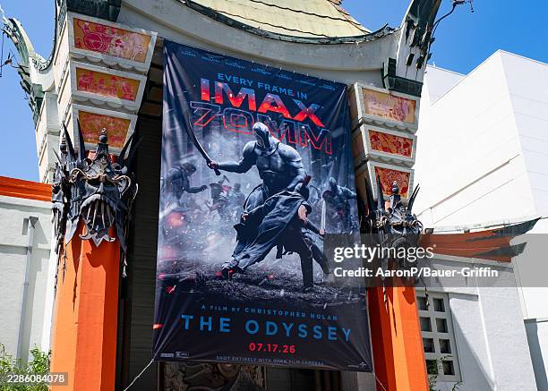 General views of the TCL Chinese Theatre during opening weekend for the Christopher Nolan film, "The Odyssey" in IMAX on July 18, 2026 in Hollywood,...