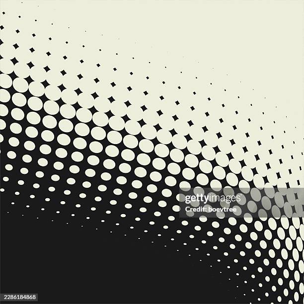 flowing half tone spotted texture background - moire dots stock illustrations