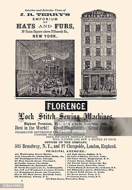 illustrations, cliparts, dessins animés et icônes de double publicité de 1867 – livre de dame - dessin devanture magasin