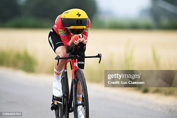 Francesca Pellegrini of Italy and Team Uno-X Mobility competes during the 12th Baloise Ladies Tour 2026 - Stage 3a a 8.4km individual time trial...