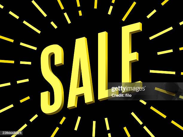 sale burst excitement message - software development banner stock illustrations